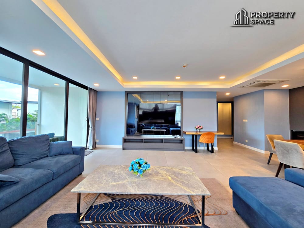 Spacious Luxury 3 Bedrooms Pool View Condo In Serenity Residence Jomtien Pattaya Image 4