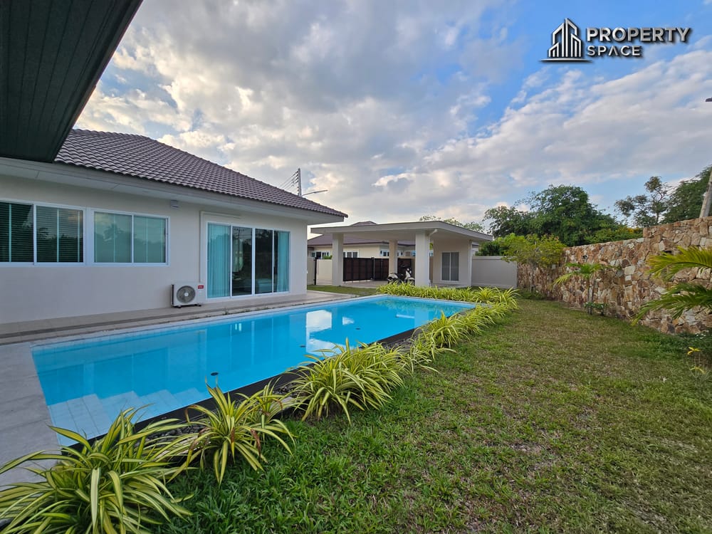 Spacious Corner Plot 3 Bedroom Modern Pool Villa in Huay Yai Pattaya Image 3