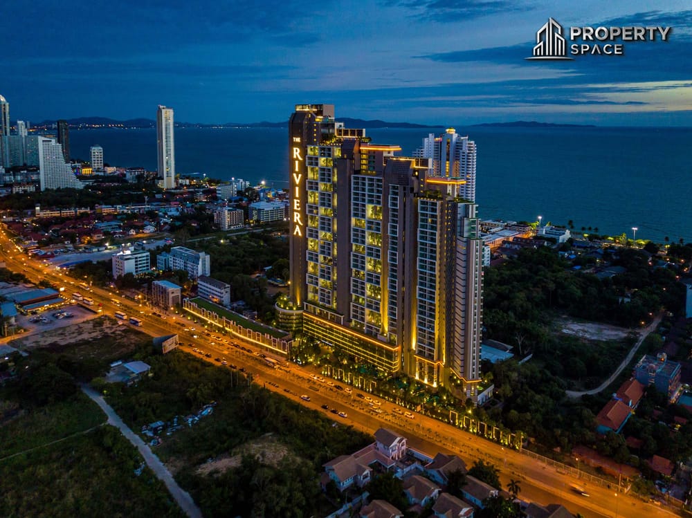 City View 1 Bedroom Condo in The Riviera Jomtien Pattaya For Rent Image 1