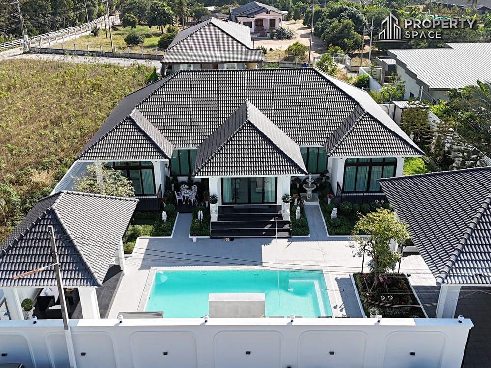 Brand New Modern Luxury 5 Bedroom Pool Villa Near Mabprachan Lake Pattaya For Sale Image 1