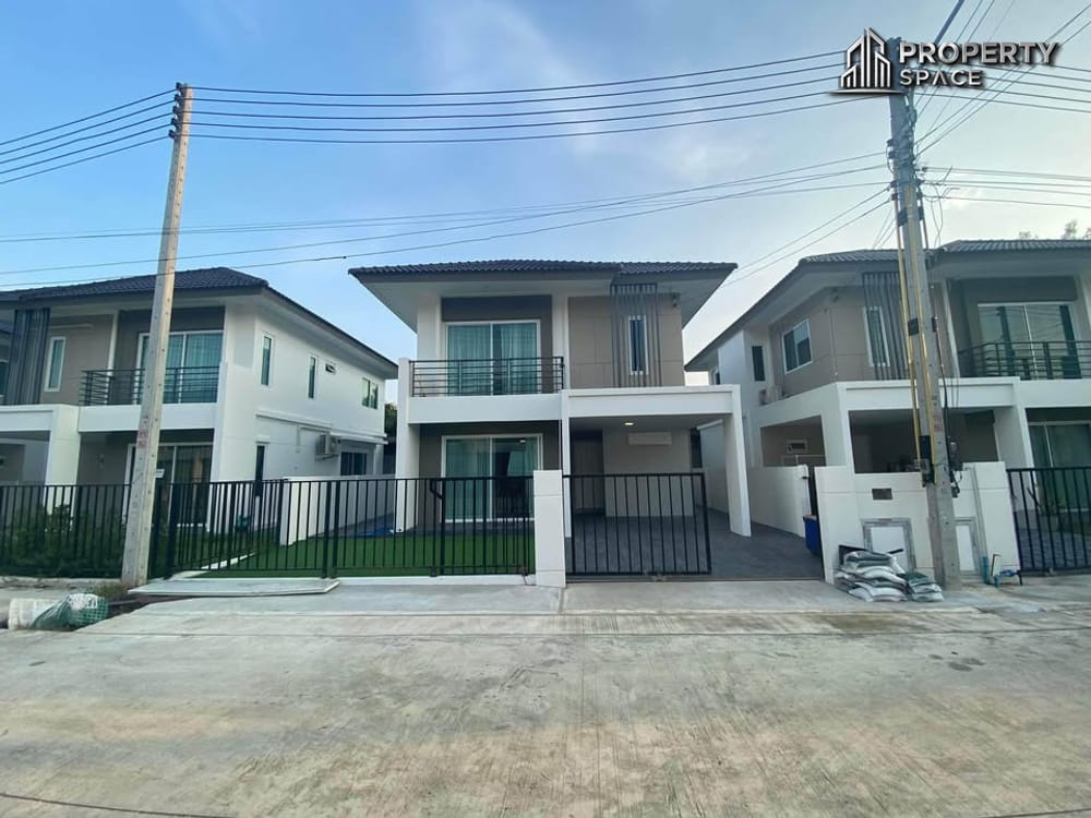 Modern Two story 3 Bedroom House In Baan Pruksa Nara For Rent Image 1