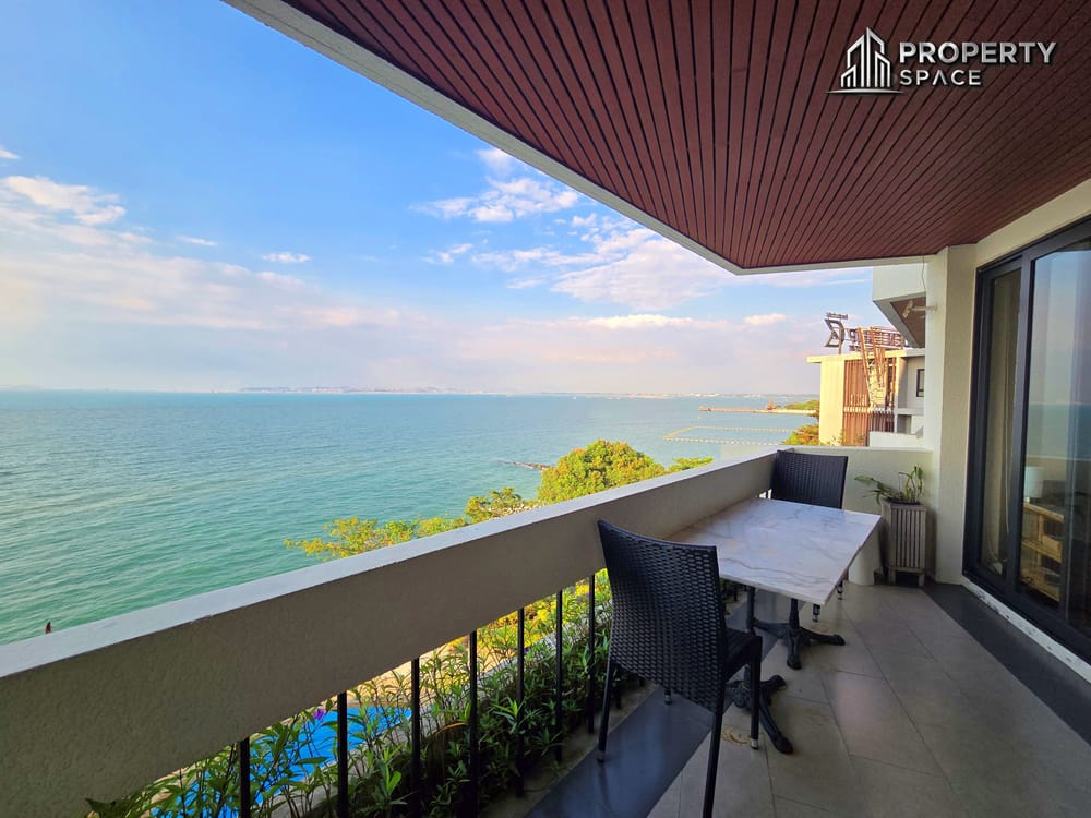 Direct Sea View With Big Balcony 3 Bedroom Condo In Wongamat Pattaya Image 1