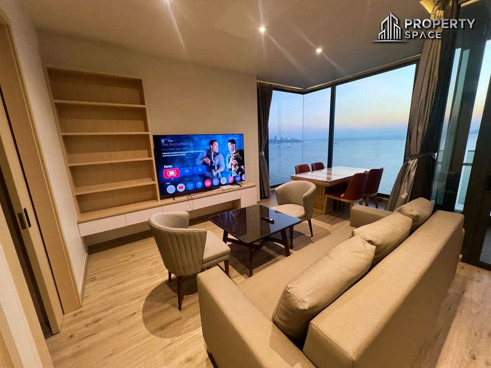 Full Sea View Luxury 2 Bedroom In Arom Wongamat Beachfront Condo For Rent Image 3