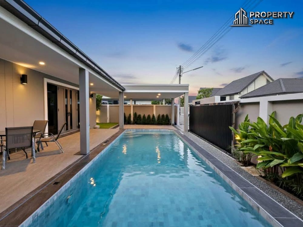 Brand New 4 Bedroom Pool Villa Nordic Style Near Mabprachan Lake For Sale Image 1