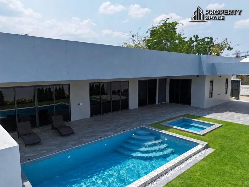 Brand New Modern 3 Bedroom Pool Villa Near Chak Nok Lake Pattaya For Sale Image 1