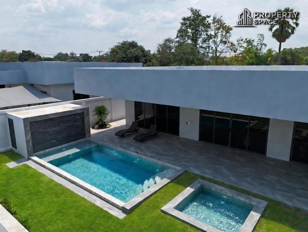 Brand New Modern 3 Bedroom Pool Villa Near Chak Nok Lake Pattaya For Sale Image 3