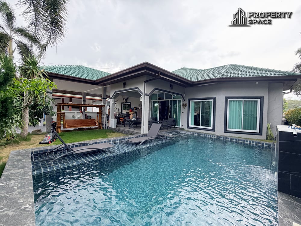 3 Bedroom Pool Villa with Home Theater Near Mabprachan Pattaya Image 1