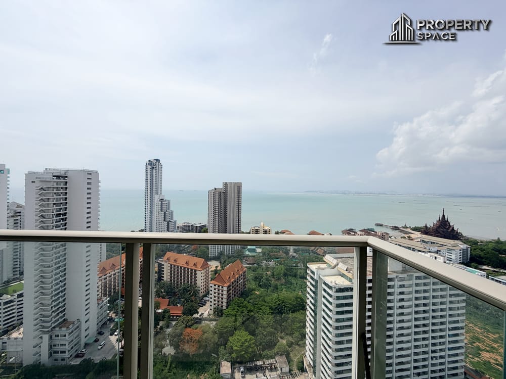 High Floor 1 Bedroom Sea View Condo in Riviera Wongamat For Rent Image 1
