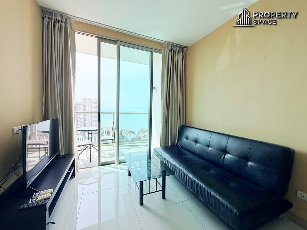 High Floor 1 Bedroom Sea View Condo in Riviera Wongamat For Rent Image 4