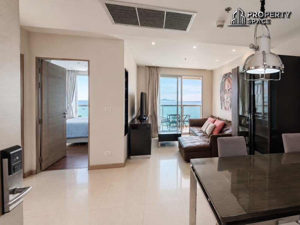 High-Floor 1 Bedroom Sea View Condo at The Palm Wongamat Beachfront For Rent Image 3
