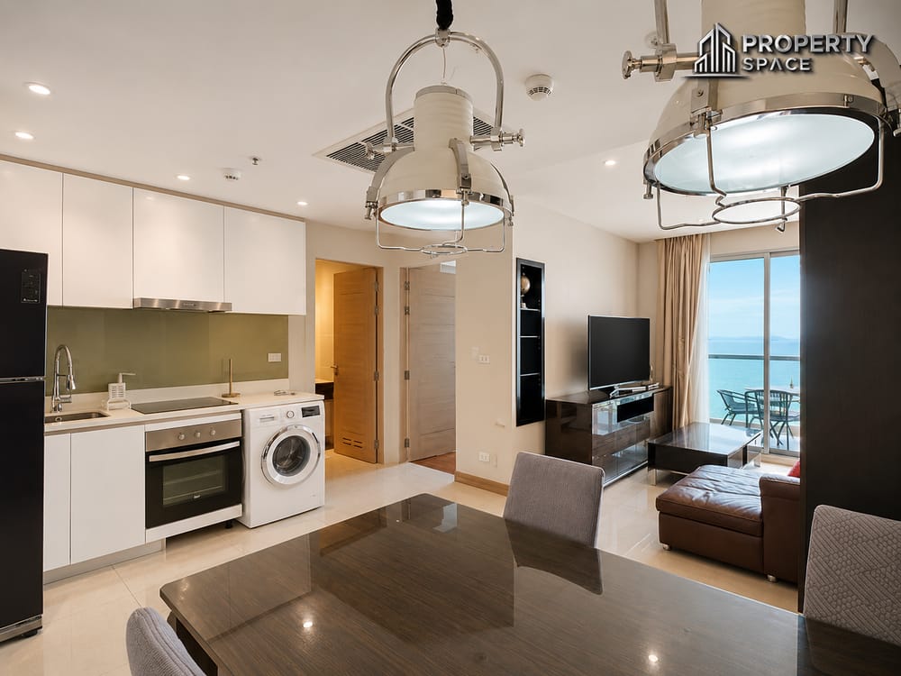 High-Floor 1 Bedroom Sea View Condo at The Palm Wongamat Beachfront For Rent Image 4