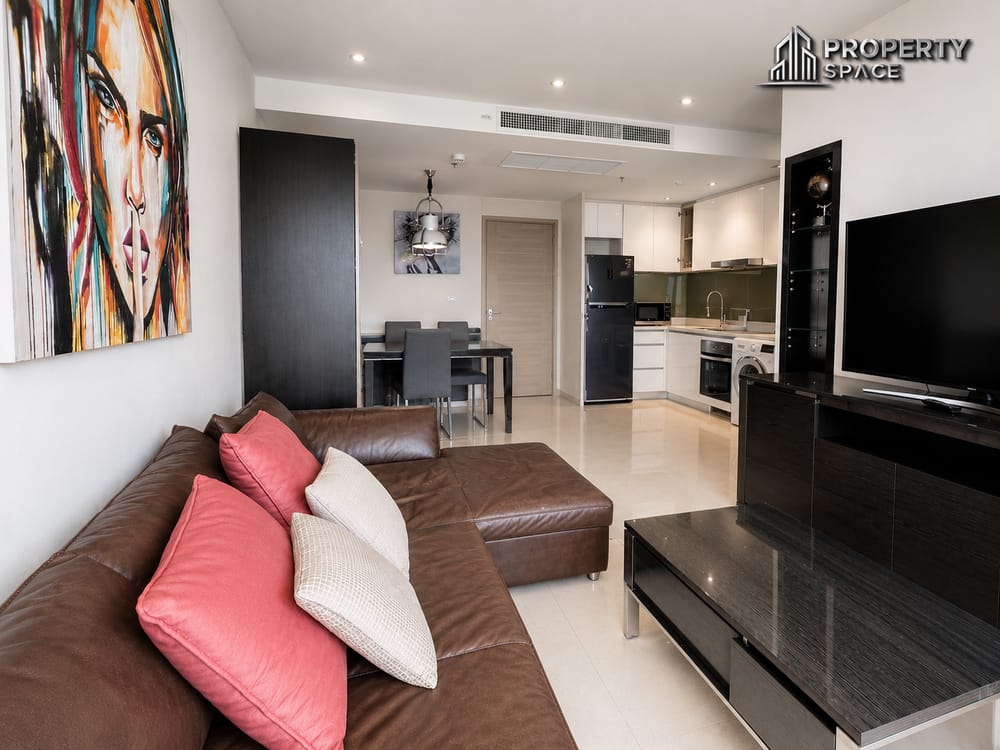 High-Floor 1 Bedroom Sea View Condo at The Palm Wongamat Beachfront For Rent Image 1