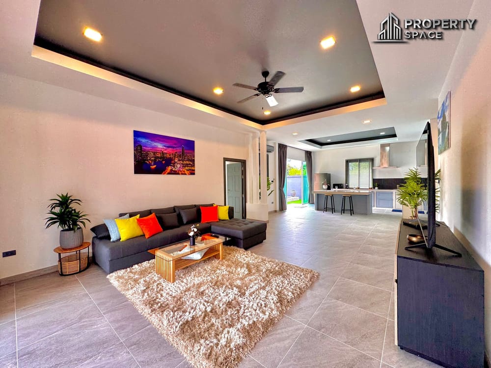 Fully Renovated 3 Bedroom Pool Villa In Secured Village In Huai Yai Pattaya For Sale Image 4