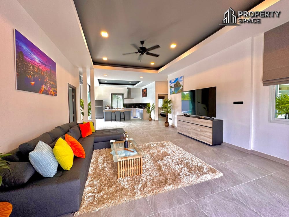 Fully Renovated 3 Bedroom Pool Villa In Secured Village In Huai Yai Pattaya For Sale Image 5