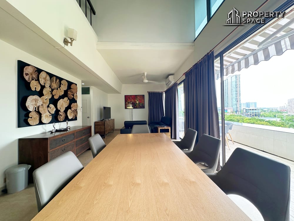 3 Bedroom Sea View Duplex Condo for Sale 1 Minute to Jomtien Beach | Foreign Ownership Image 5
