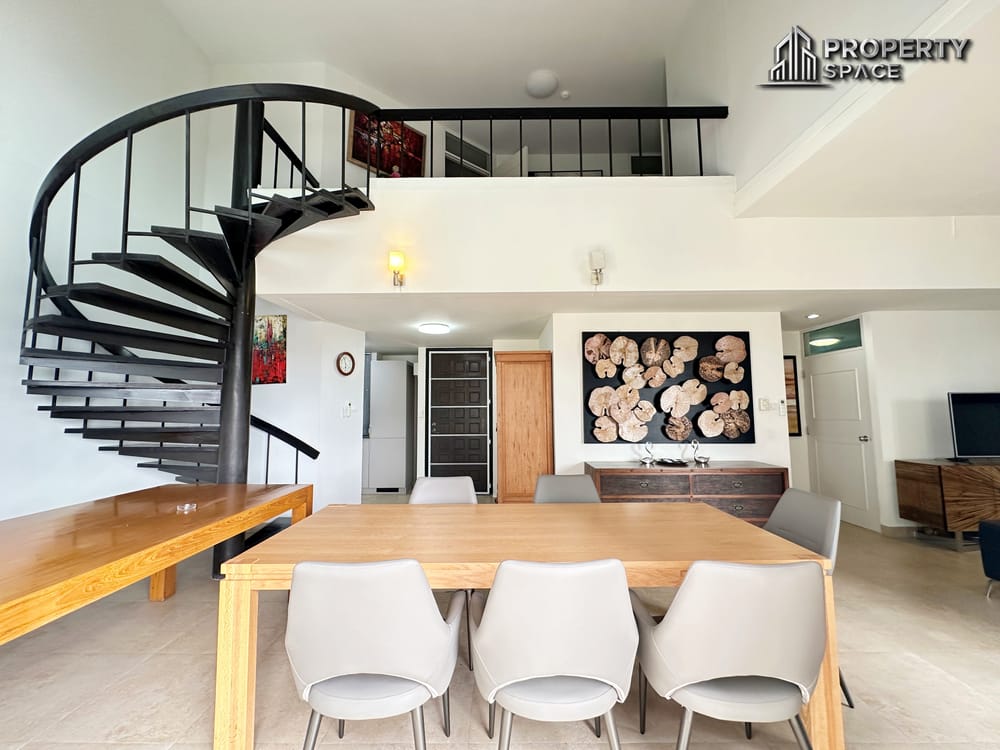 3 Bedroom Sea View Duplex Condo for Sale 1 Minute to Jomtien Beach | Foreign Ownership Image 4