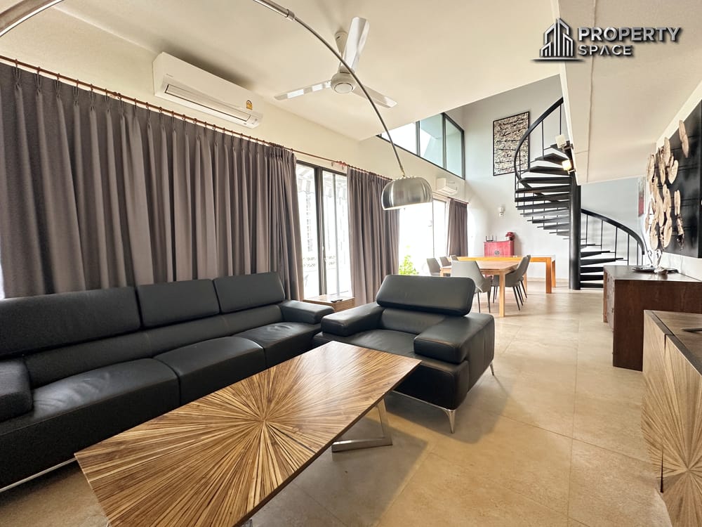 3 Bedroom Sea View Duplex Condo for Sale 1 Minute to Jomtien Beach | Foreign Ownership Image 6