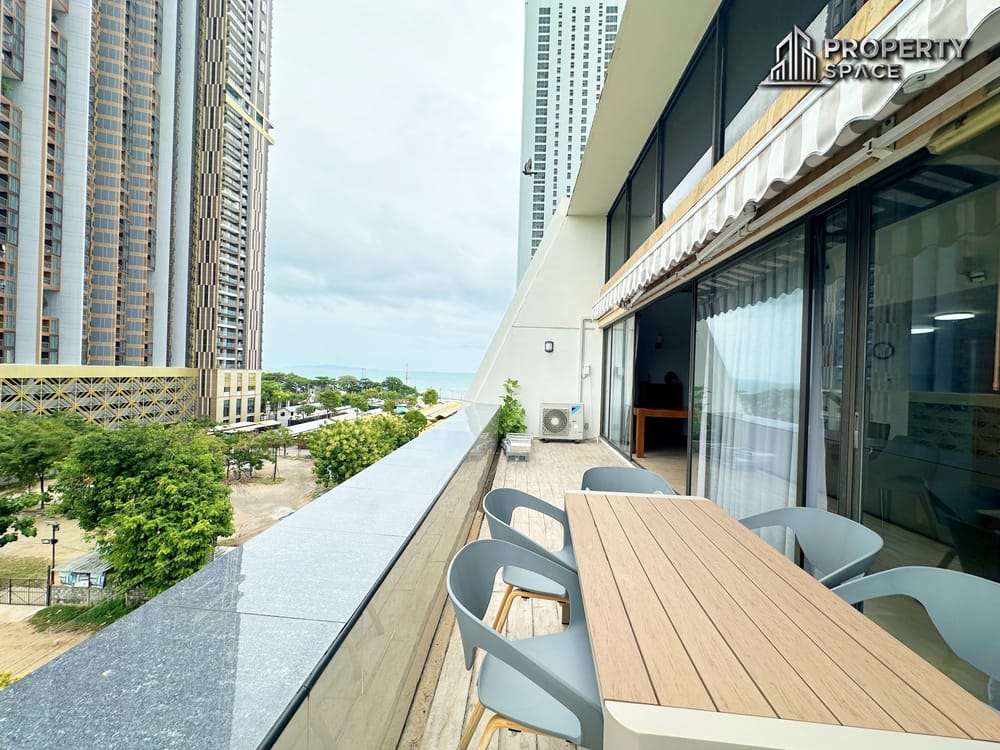 3 Bedroom Sea View Duplex Condo for Sale 1 Minute to Jomtien Beach | Foreign Ownership Image 1
