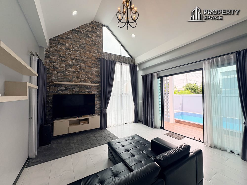 Pet-Friendly 4 Bedroom Nordic-Style Pool Villa Near Mabprachan Reservoir For Rent Image 5