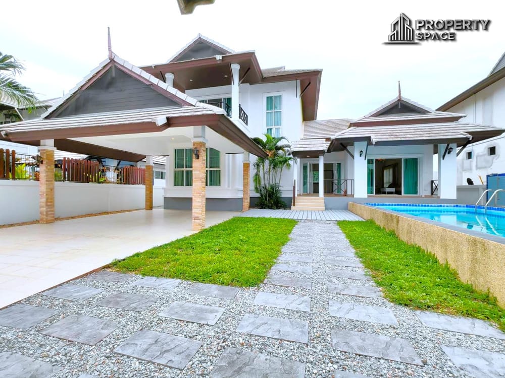 4 Bedroom Pool Villa For Rent in East Pattaya Large Garden & Small Dogs Allowed Image 1