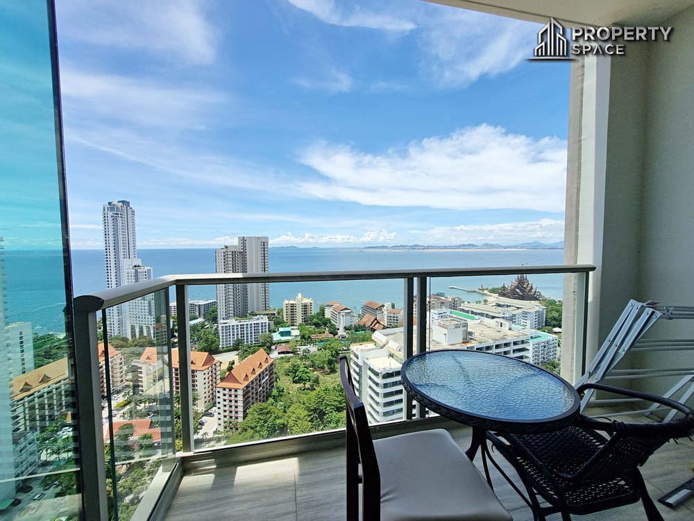 Pattaya Sea View 1 Bedroom In Riviera Wongamat Condo For Rent Image 3