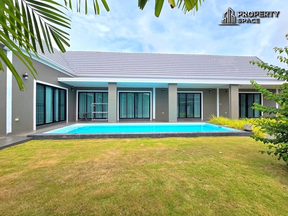 Luxury Brand-New 4 Bedroom Private Pool Villa Near Mabprachan Lake For Rent Image 3