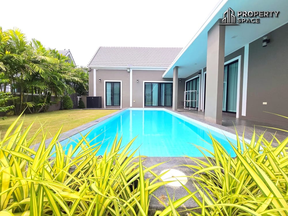 Luxury Brand-New 4 Bedroom Private Pool Villa Near Mabprachan Lake For Rent Image 1