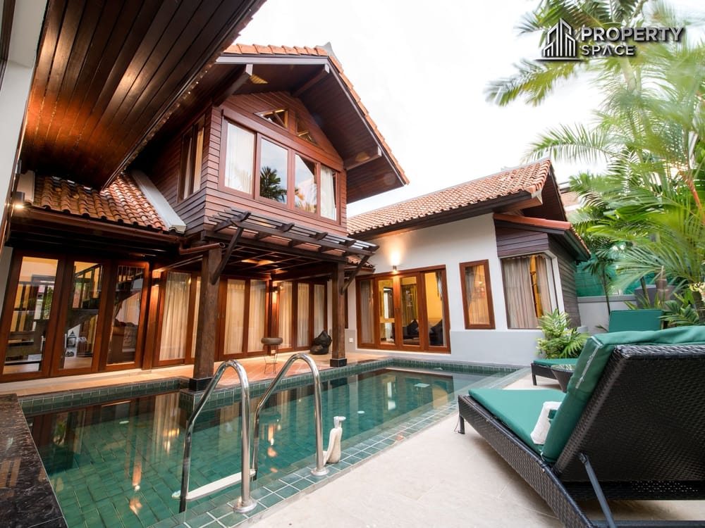 Spacious 3 Bedroom Pool Villa at Chateau Dale Thabali Near Jomtien Beach For Rent Image 1
