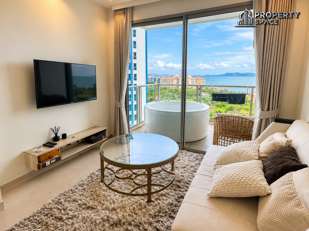 Sea View 1 Bedroom Condo With Private Jacuzzi at The Riviera Monaco Na Jomtien Image 3