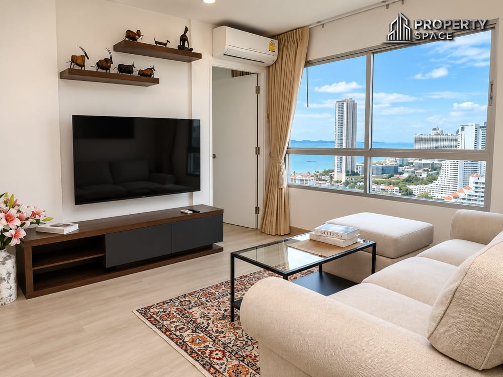 Renovated 1 Bedroom Sea View Condo In Lumpini Sea View Jomtien For Sale Image 1