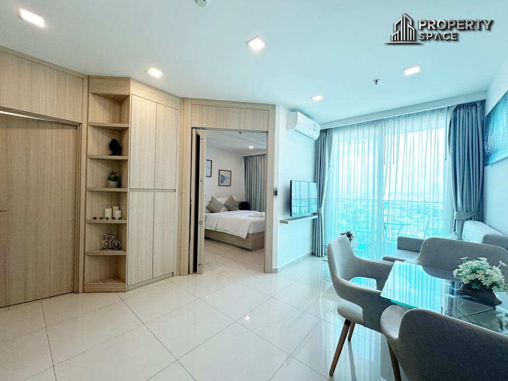 Modern 1 Bedroom City View Condo at City Garden Tower South Pattaya For Rent Image 1