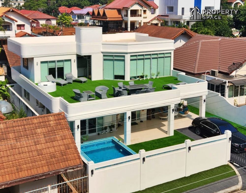 5 Bedroom Pool Villa In Casa Jomtien Village Close To The Beach For Rent Image 1