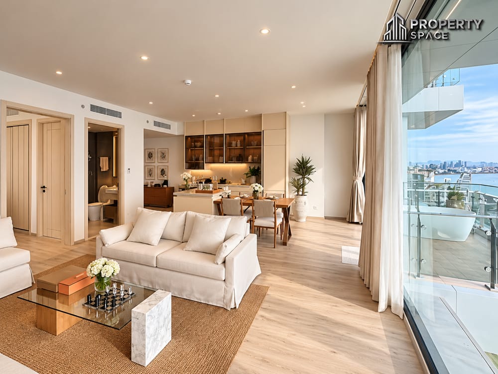 Luxury 2 Bedroom (FQ) Sea View Condo at Arom Wongamat Beachfront For Sale Image 3