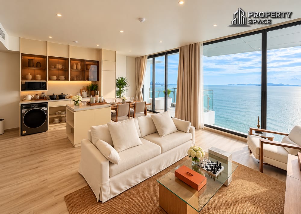 Luxury 2 Bedroom (FQ) Sea View Condo at Arom Wongamat Beachfront For Sale Image 1