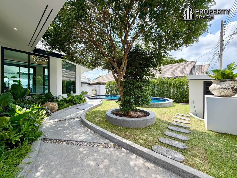 Modern Single Storey 3 Bedroom Pool Villa at Nibbana Shade Pattaya For Rent Image 4