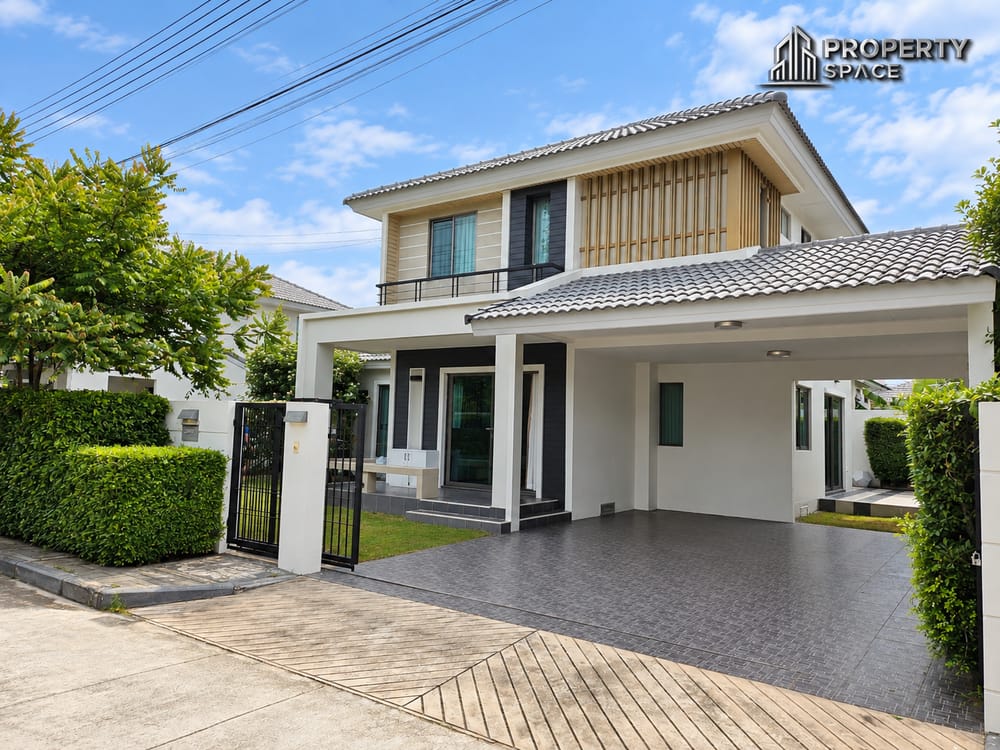 Spacious 4 Bedroom Family Home at Life in the Garden Pattaya For Rent Image 1