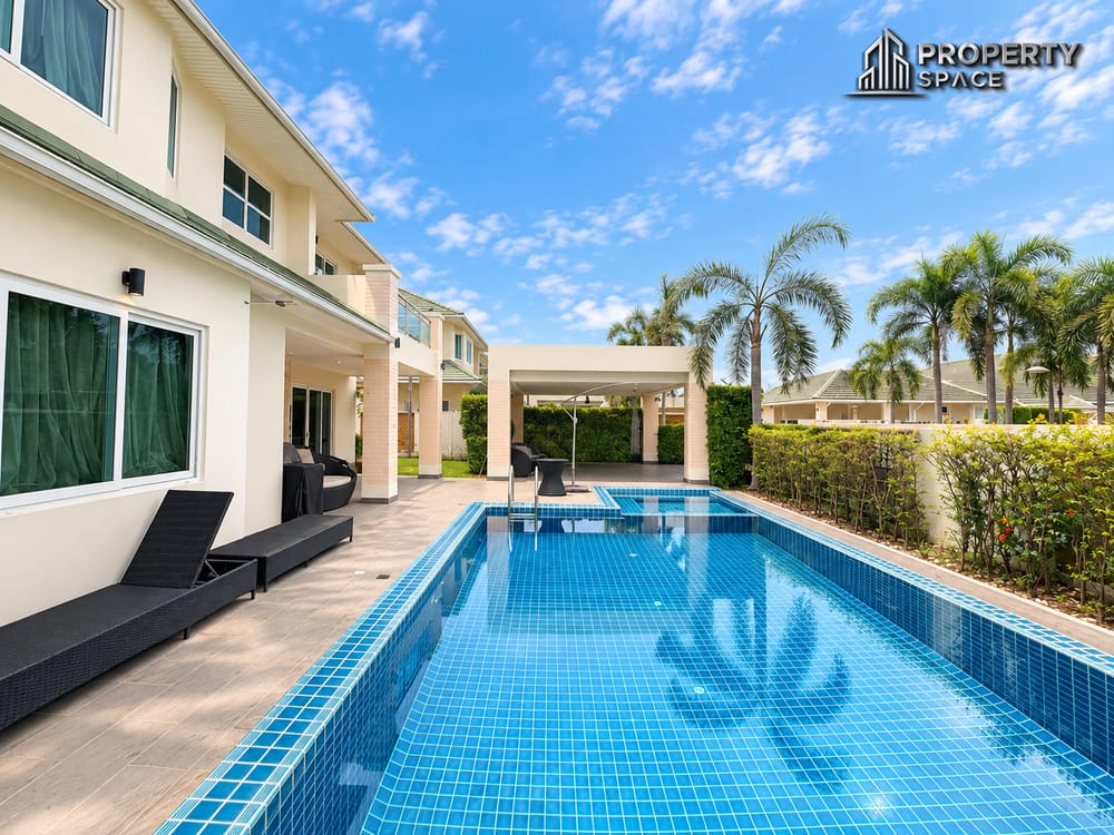 Spacious 4 Bedroom Pool Villa at Greenfield Villa 4 Pattaya For Rent Image 1