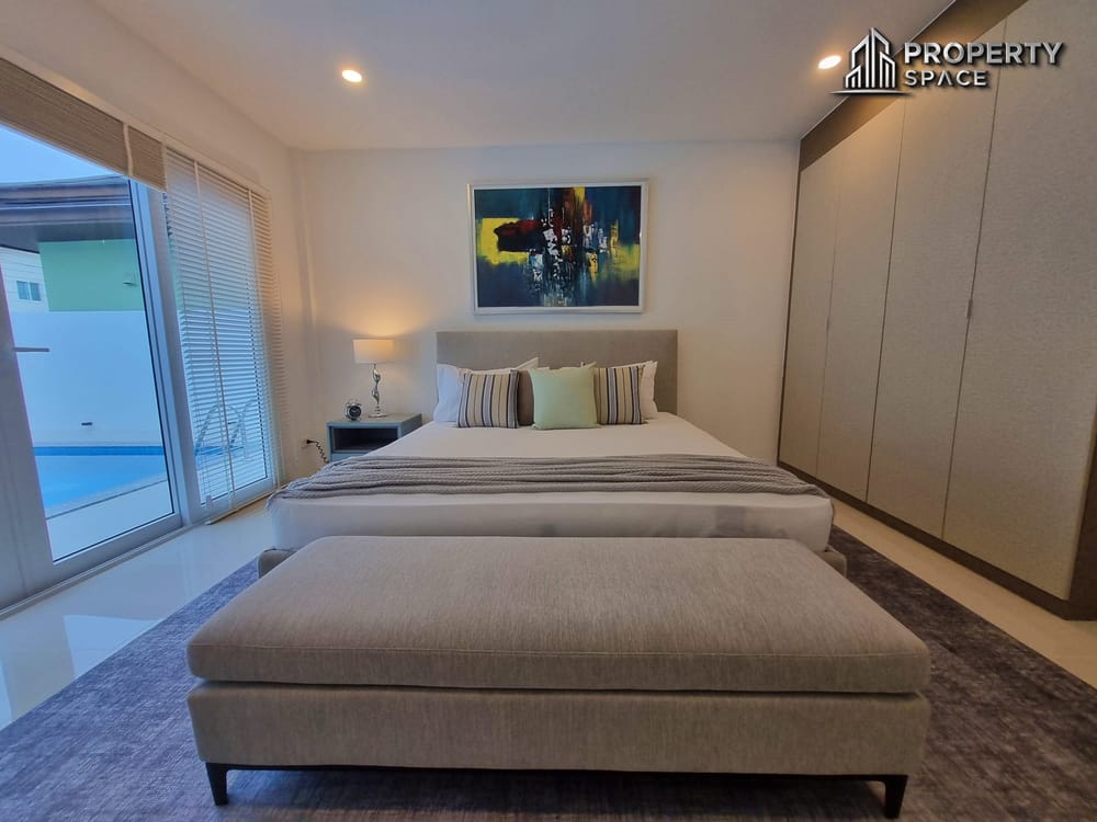 Modern Pool Villa 4 Bedroom near Jomtien Beach For Rent Image 30