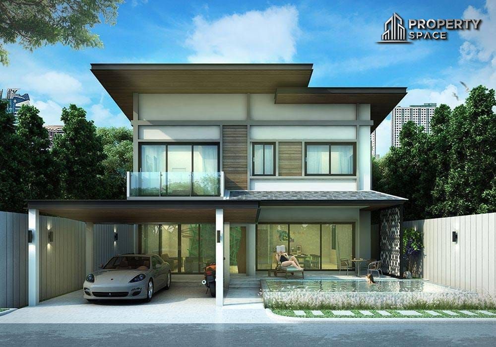 Brand New 3 Bedroom Pool Villa In Central Pattaya For Sale Image 1