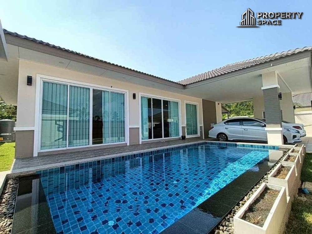 Modern 3 Bedroom Pool Villa In Garden Ville 7 Huai Yai Pattaya For Rent Image 1