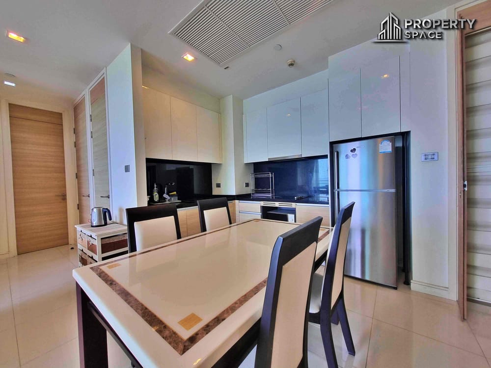 Sea View 2 Bedroom High Floor In Reflection Condo Pattaya For Rent Image 8