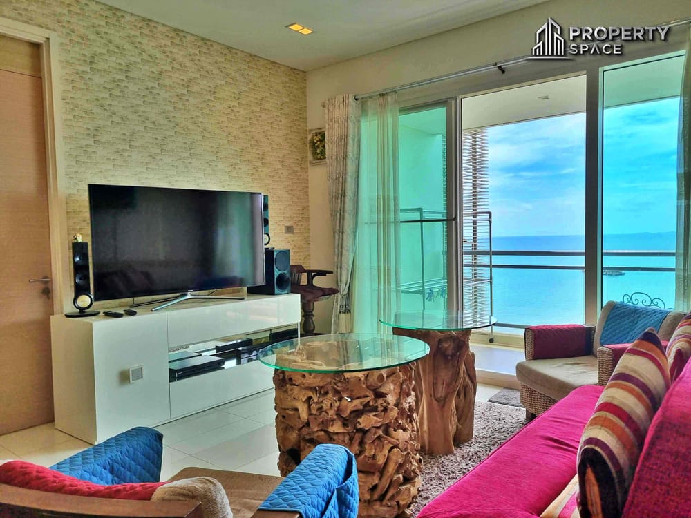 Sea View 2 Bedroom High Floor In Reflection Condo Pattaya For Rent Image 4