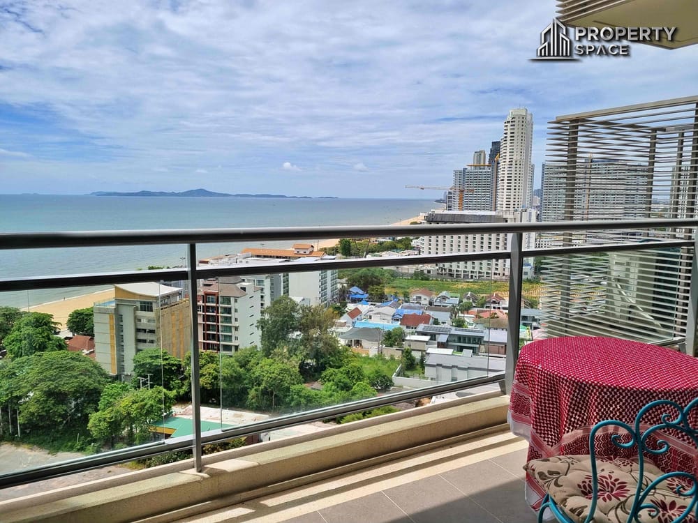 Sea View 2 Bedroom High Floor In Reflection Condo Pattaya For Rent Image 3