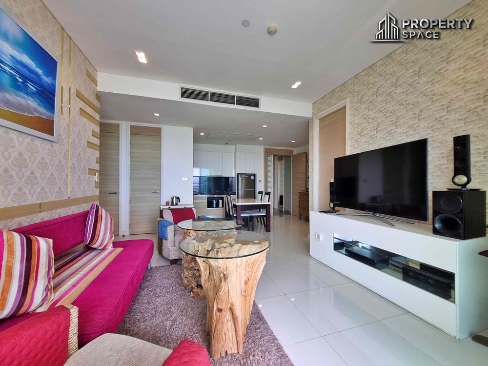 Sea View 2 Bedroom High Floor In Reflection Condo Pattaya For Rent Image 6