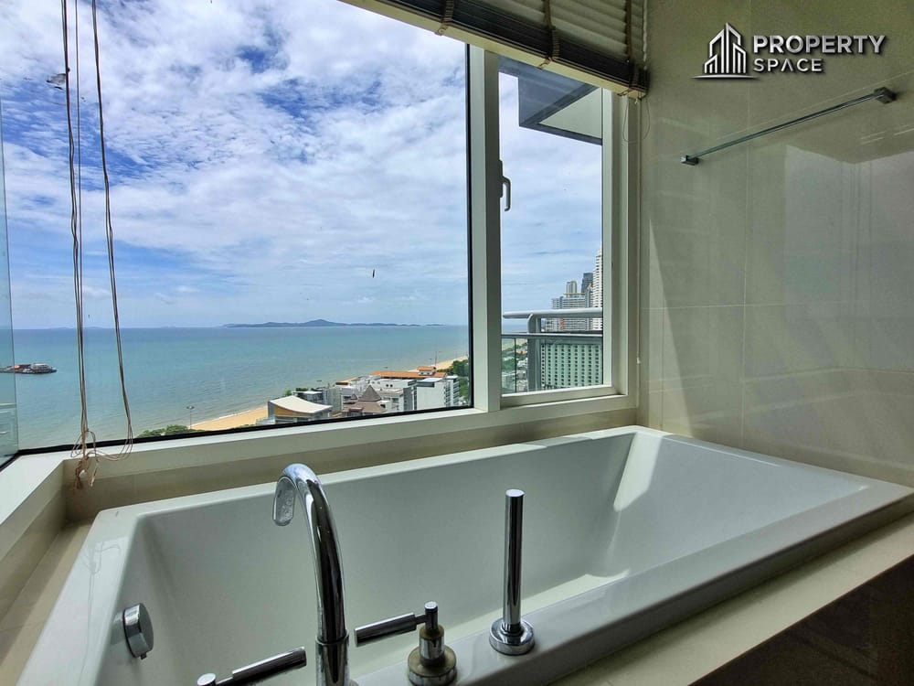 Sea View 2 Bedroom High Floor In Reflection Condo Pattaya For Rent Image 17