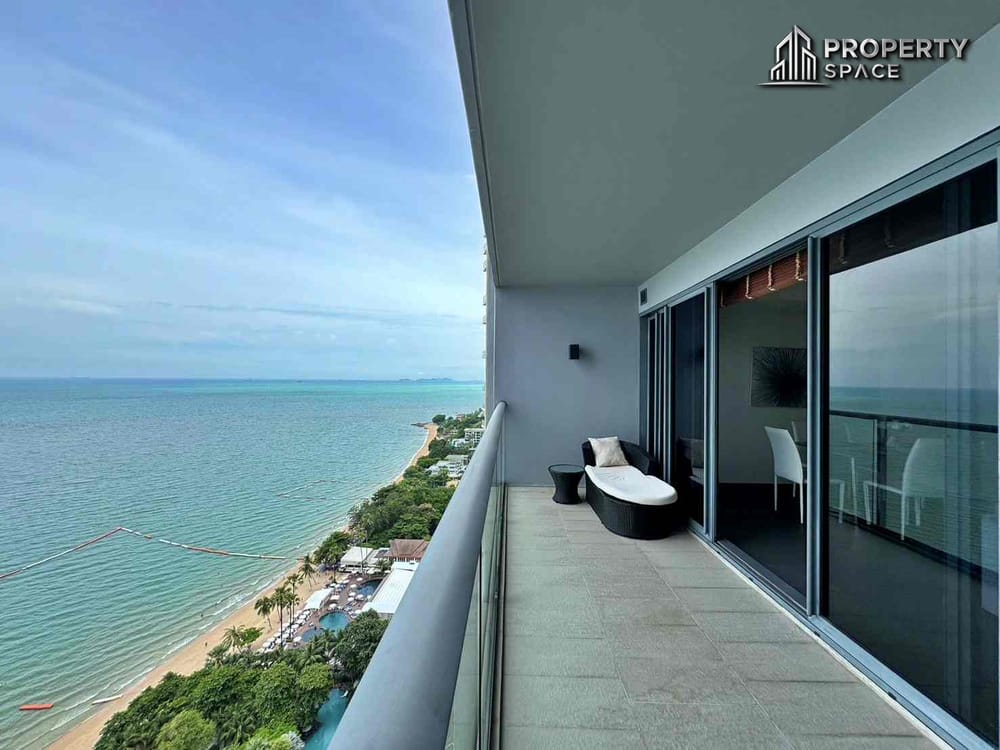 2 Bedroom Sea View In Zire Wongamat Condo Pattaya For Rent Image 3