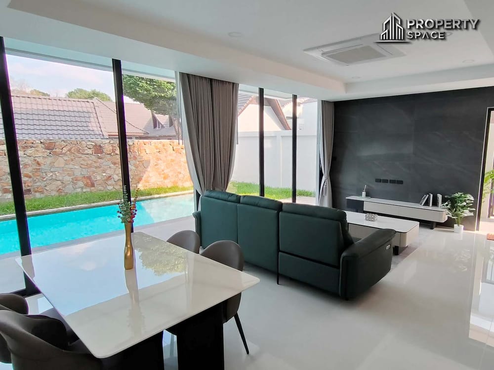 3 Bedroom Modern Pool Villa In Nong Pla Lai Pattaya For Rent Image 7