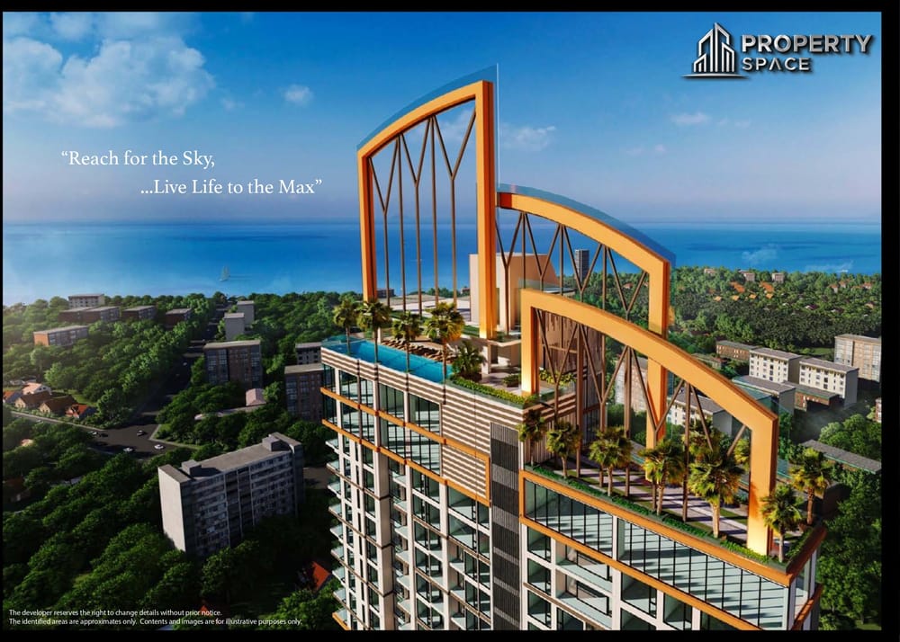 2 Bedroom (FQ) Condo With Jomtien Sea View In Riviera Malibu Condo Pattaya For Sale   Image 7