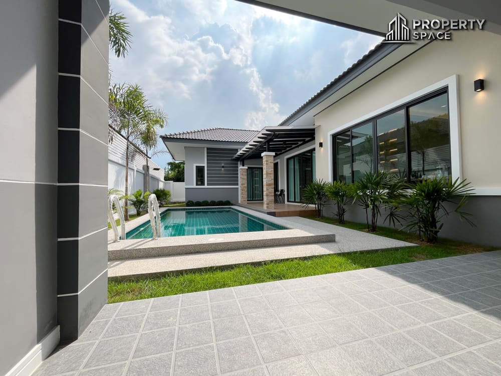 Brand New 3 Bedroom Detached House With Private Pool In Huay Yai For Sale Image 1