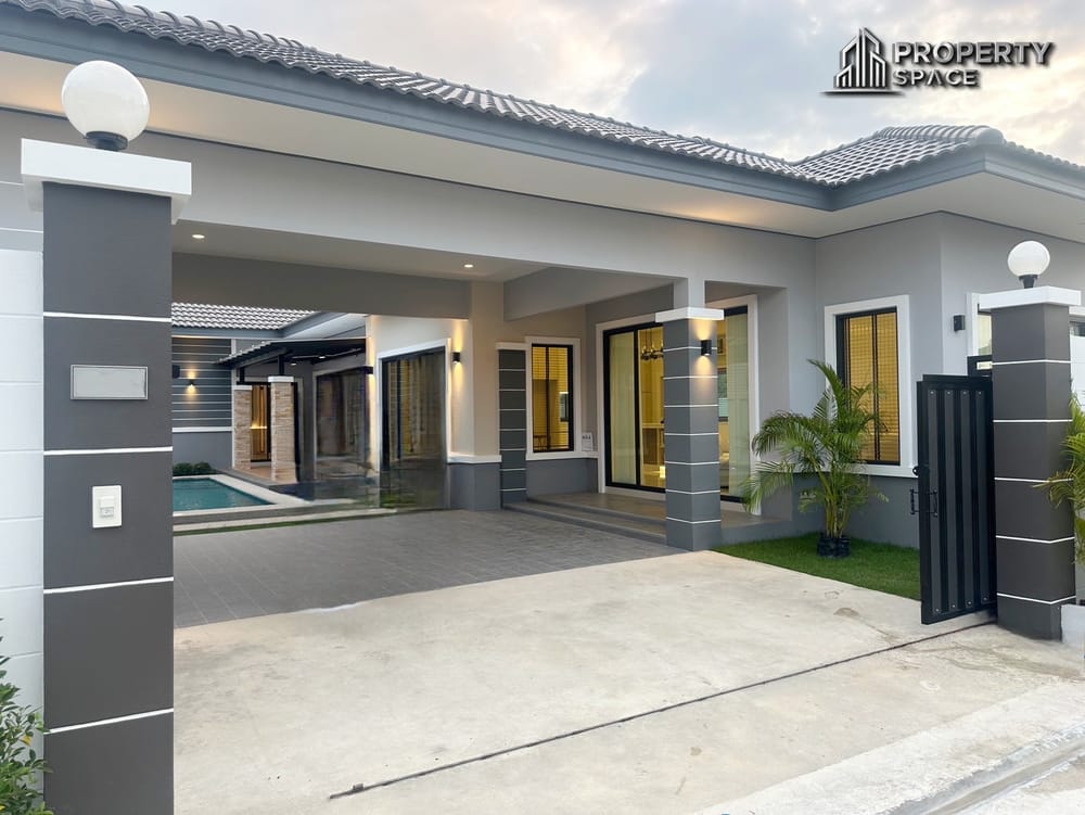 Brand New 3 Bedroom Detached House With Private Pool In Huay Yai For Sale Image 3